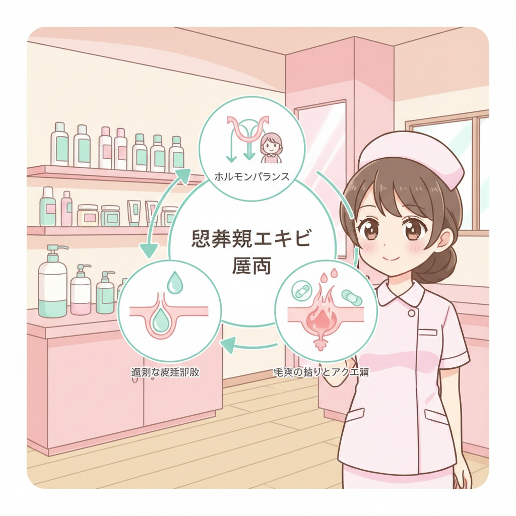 思春期ニキビ 原因 クリニックでよく聞かれた「思春期ニキビ 原因」の話 スキンケア
